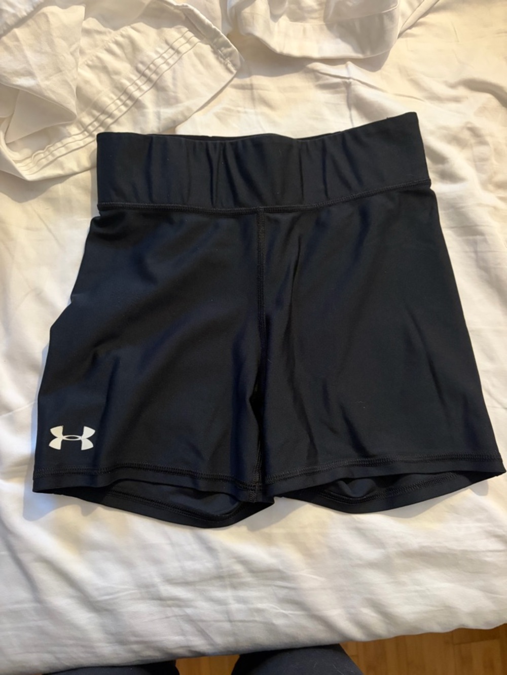 Under Armour Black High-Waist Bike Shorts